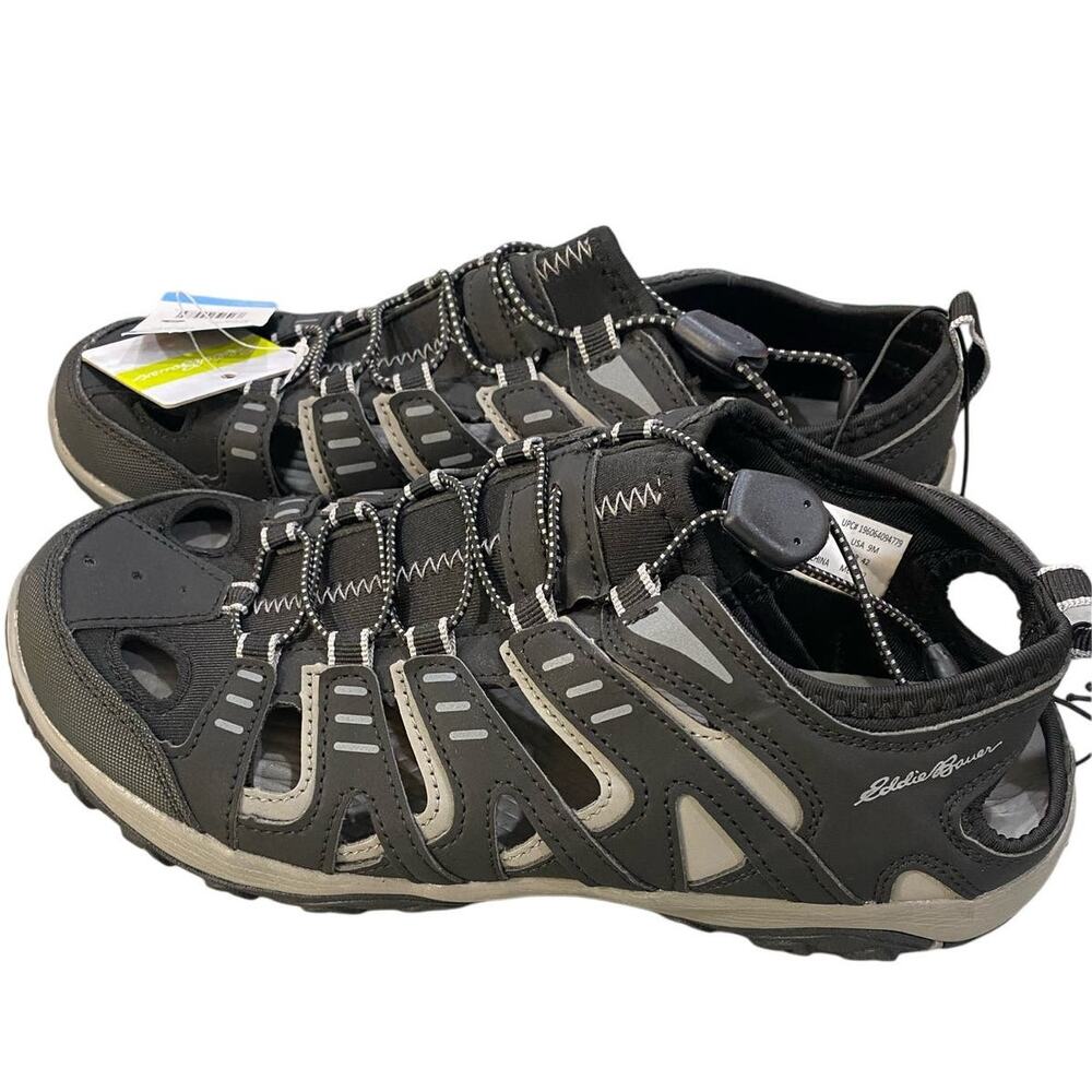 NWT Eddie Bauer Eastport River Shoes Size 9M Black